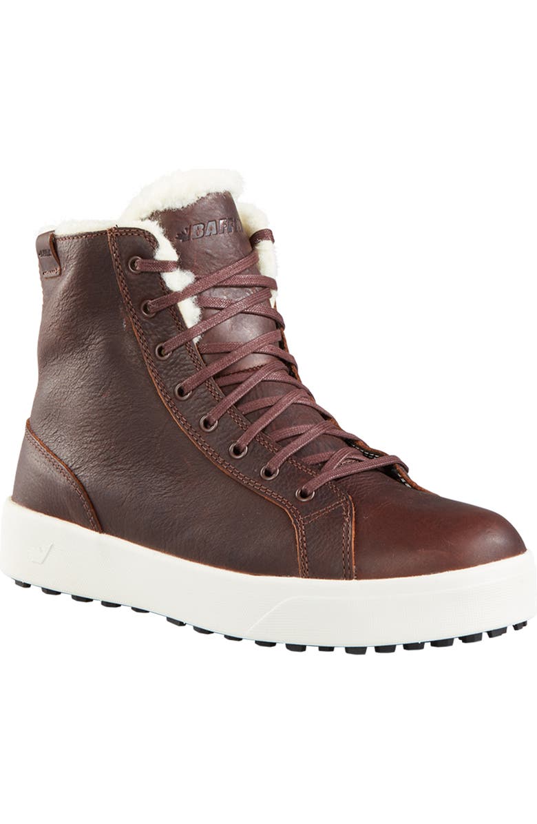 Baffin Tavern Waterproof Faux Shearling Lined Winter Boot, Main, color, Brown