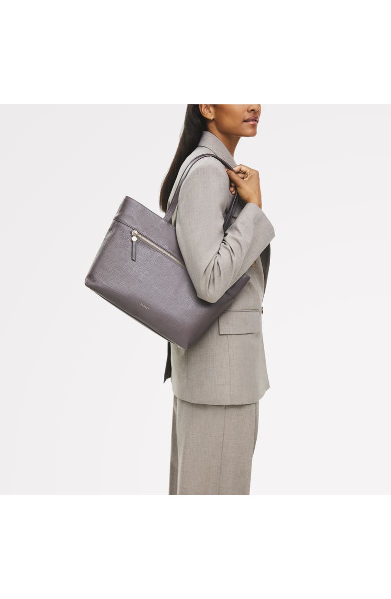 Radley Fountain Road Medium Ziptop Tote Bag, Alternate, color, Thunder