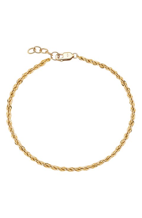 French Rope Chain Bracelet