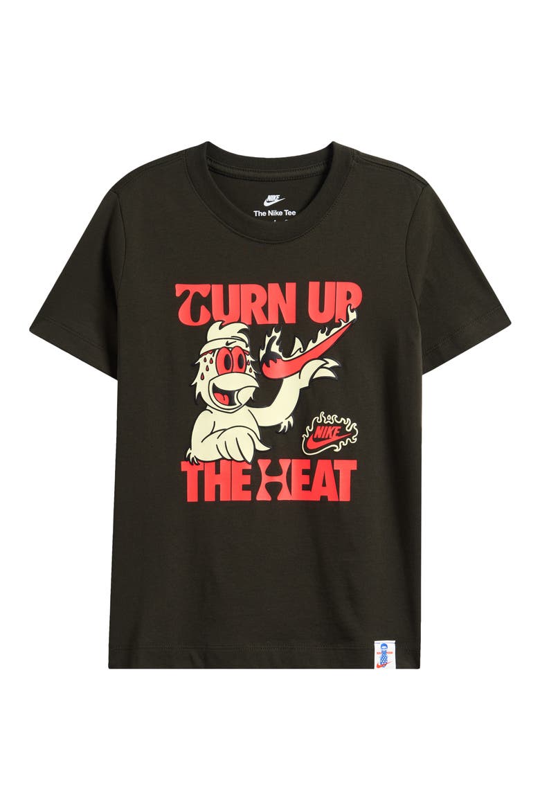 Kids' Turn Up the Heat Cotton Graphic T-Shirt, Main, color, SEQUOIA