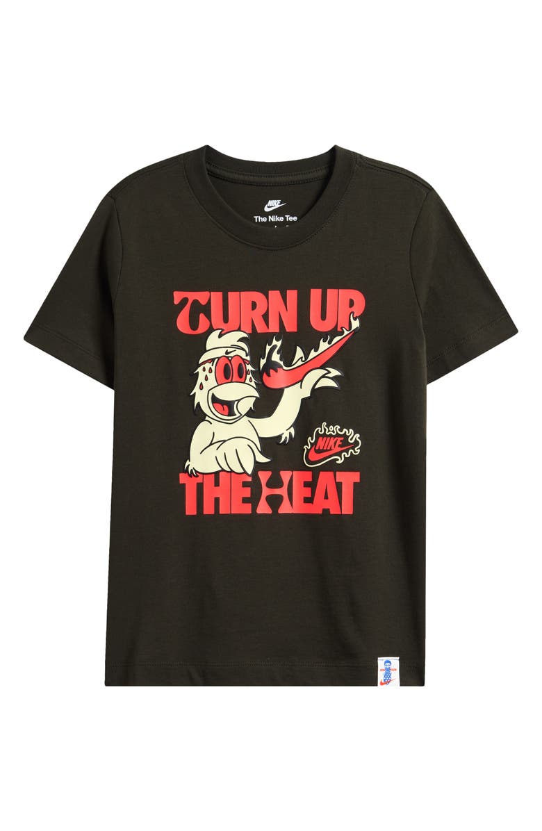 Nike Kids' Turn Up the Heat Cotton Graphic T-Shirt, Main, color, Sequoia
