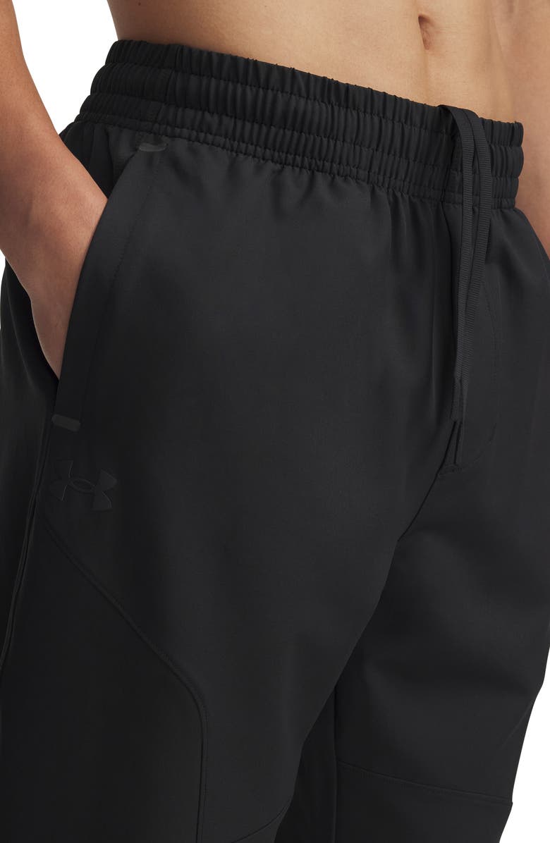 Under Armour Unstoppable Water Repellent Tapered Leg Pants, Alternate, color, Black