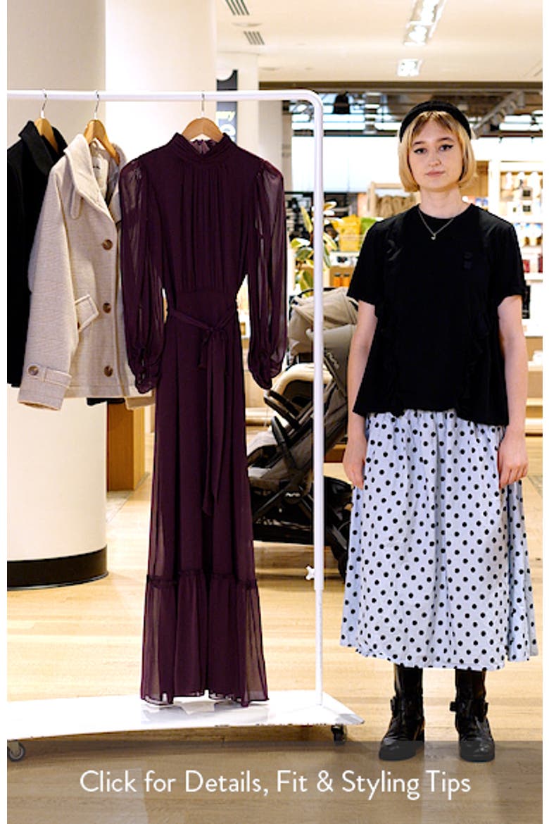 Mock Neck Maxi Dress video