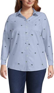 Lands' End Plus Size Oxford Shirt