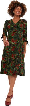 Joe Browns Stretch Knit Faux Wrap Midi Dress