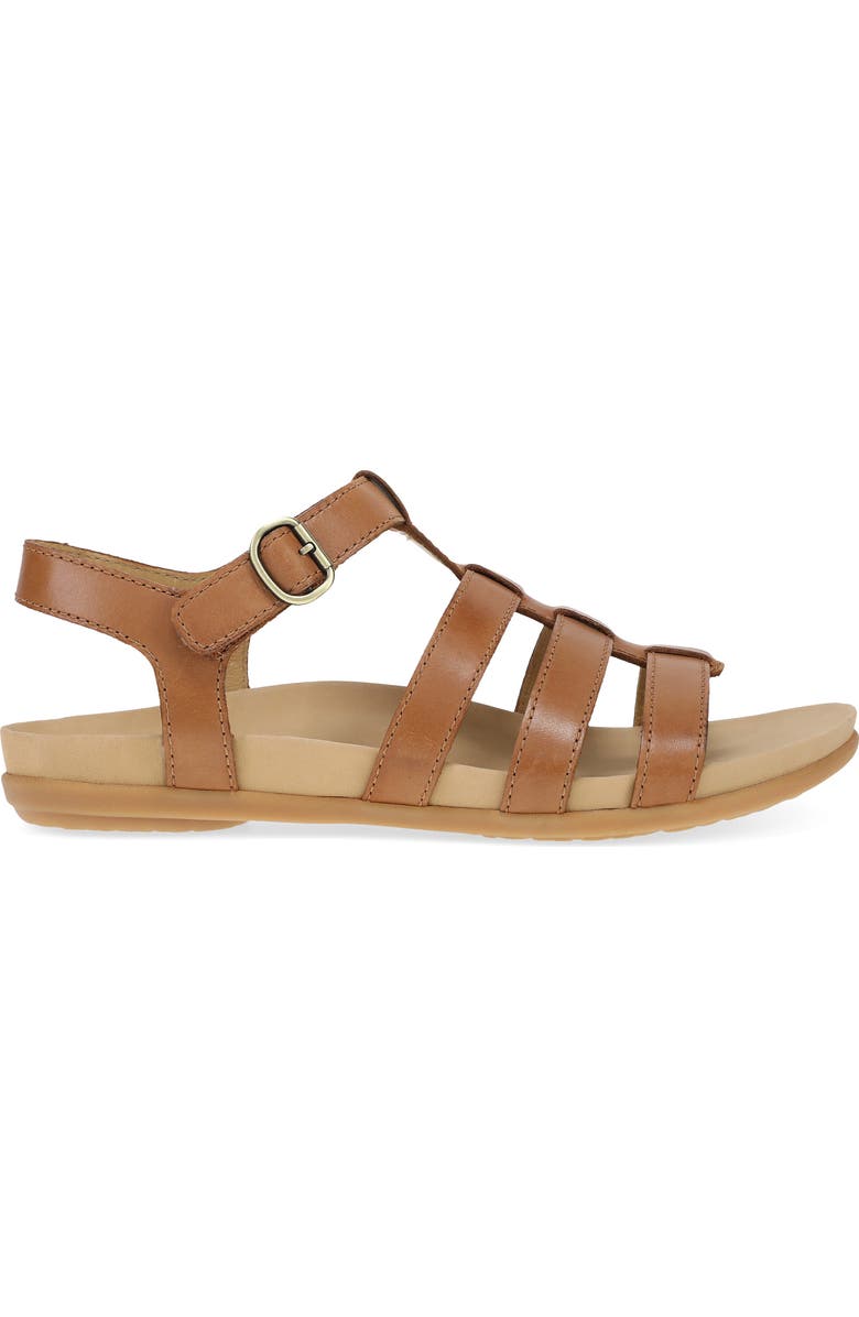 Dansko Janice Ankle Strap Sandal, Alternate, color, Tan Calf