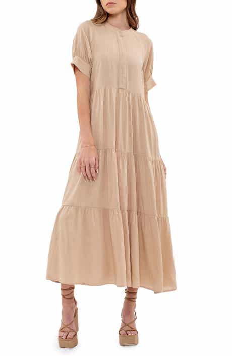 Tiered Midi Dress