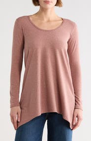 GO COUTURE Asymmetric Tunic Sweater