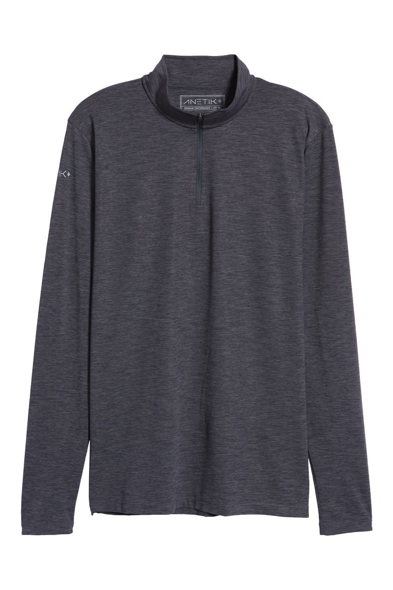 Low Pro Tech Quarter Zip Pullover, Alternate, color, CHARCOAL