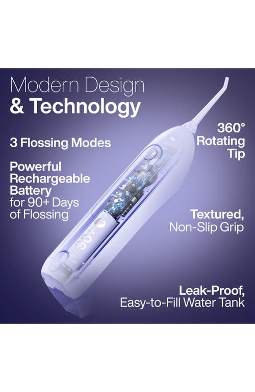 Aquasonic Icon Power Toothbrush & Water Flosser Set In Lilac