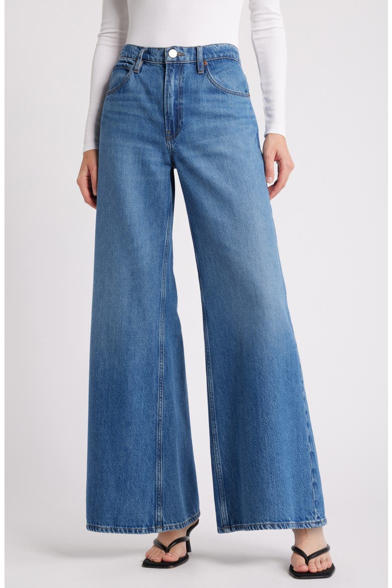 Easy Wide Flare Jeans, Main, color, LUCITE