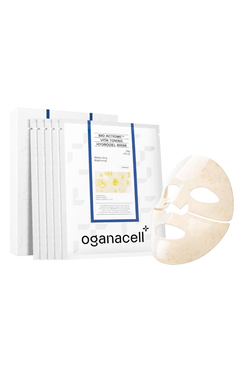 Oganacell Vita Toning Hydrogel Mask 5-Pack, Main, color, 