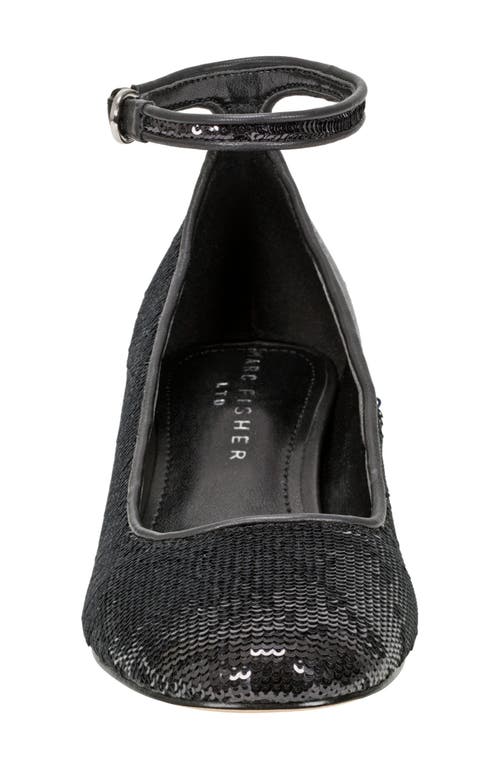 Marc Fisher Ltd Parri Ankle Strap Pump In Black