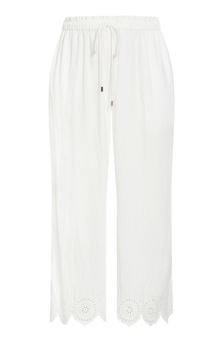 City Chic Alaia Drawstring Pants, Alternate, color, Ivory