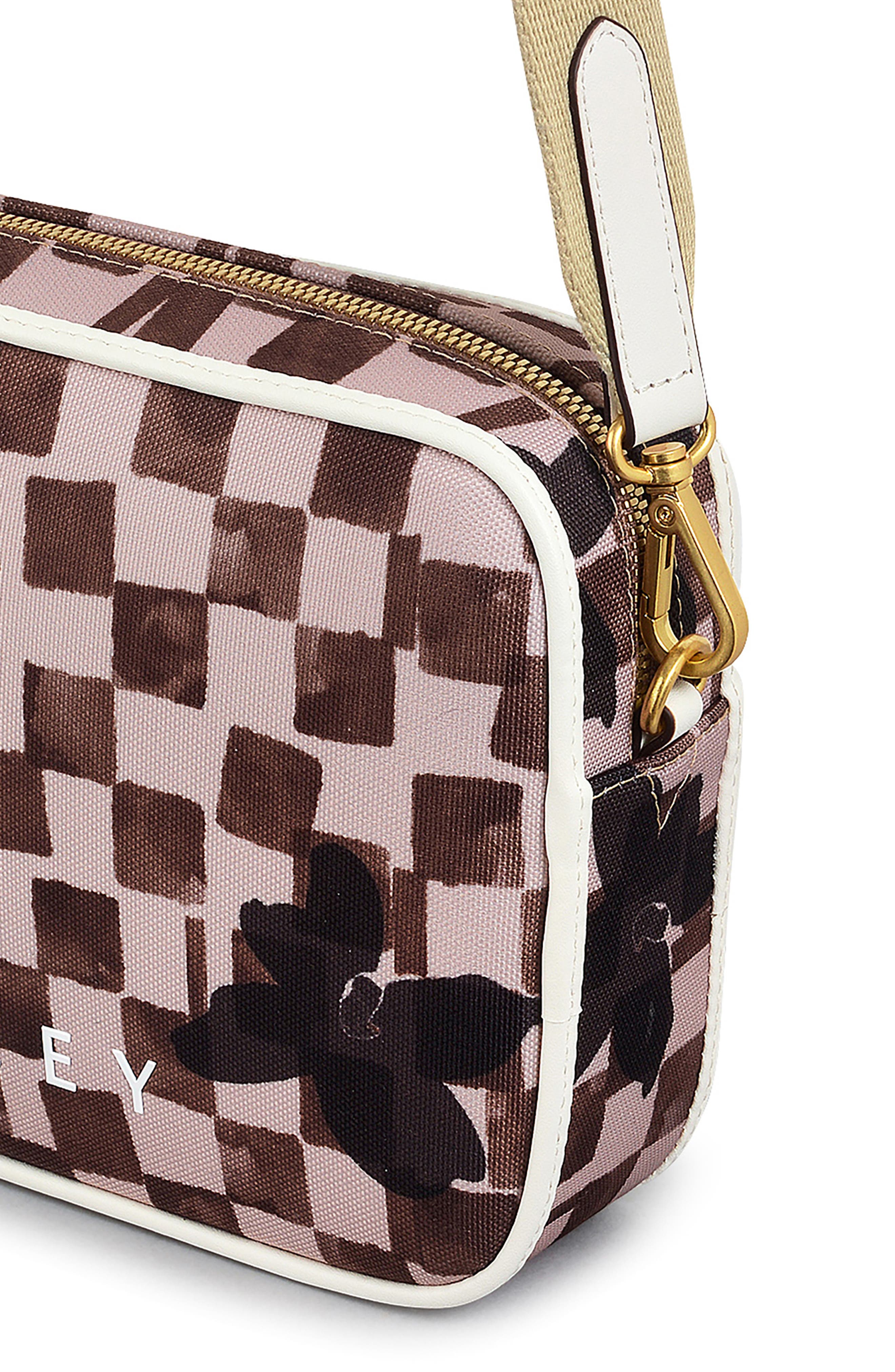 Radley Southwell Gardens Check Small Crossbody Bag, Alternate, color, Stone