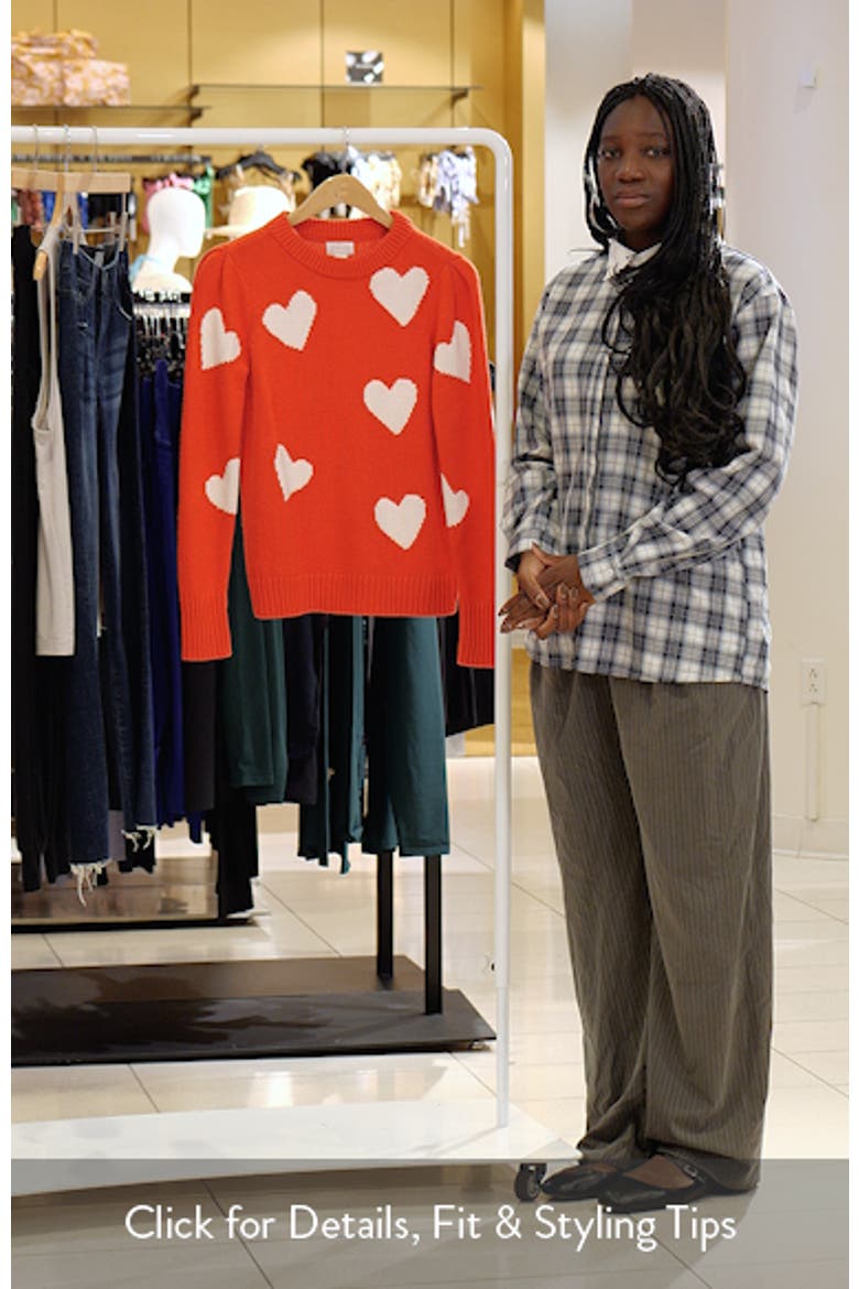 Intarsia Heart Sweater video