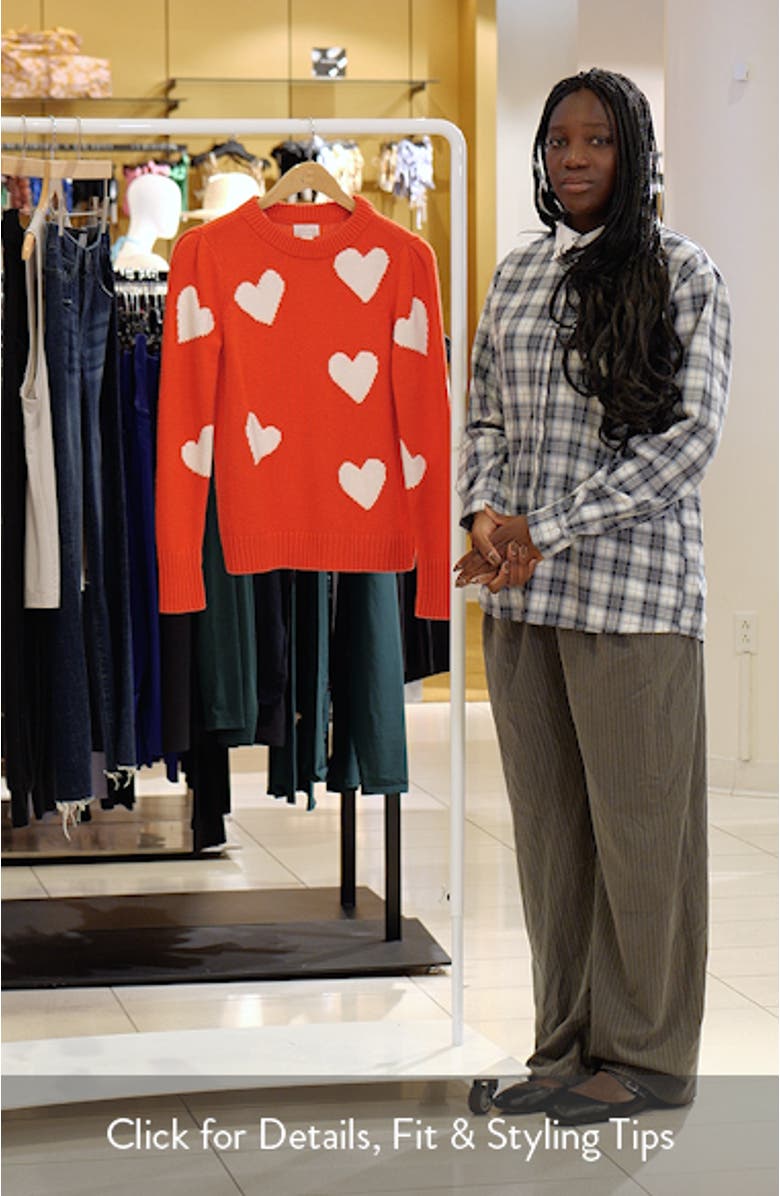 Intarsia Heart Sweater, sales video thumbnail