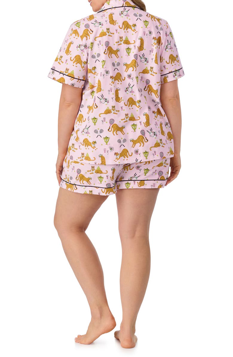 BedHead Pajamas Print Stretch Organic Cotton Jersey Short Pajamas, Alternate, color, 