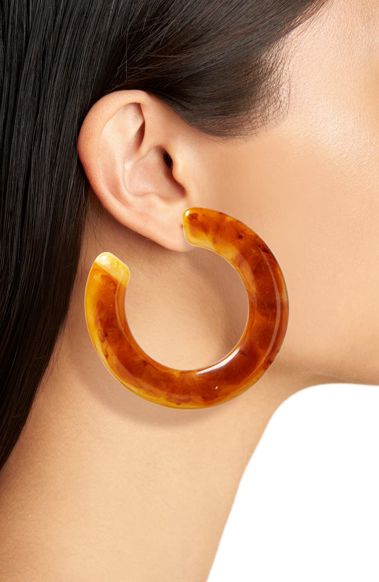 Cult Gaia Kennedy Hoop Earrings, Alternate, color, 
