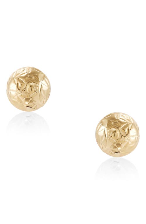 Frankie & Zoe High Polish Ball Stud Earrings