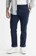 JACHS Cotton Silk Blend Stretch Chino Pants