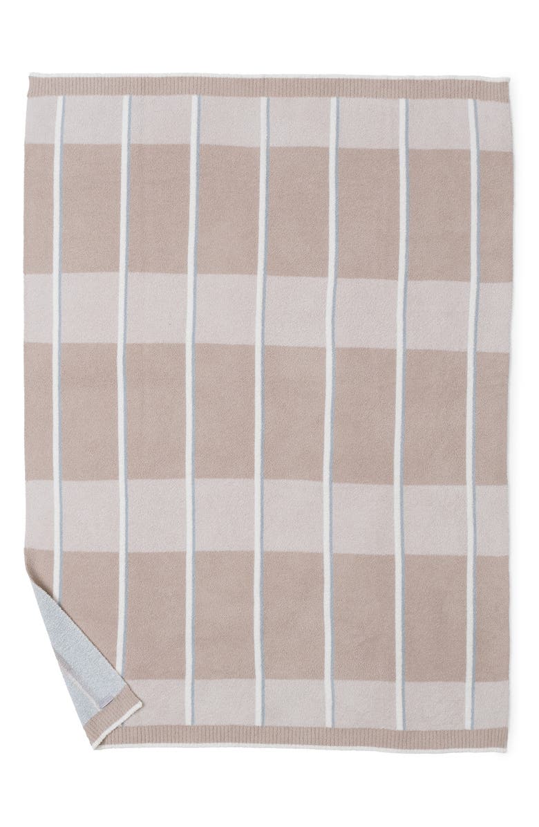 Barefoot Dreams<sup>®</sup> CozyChic<sup>®</sup> Accent Stripe Throw Blanket, Alternate, color, Stone Multi