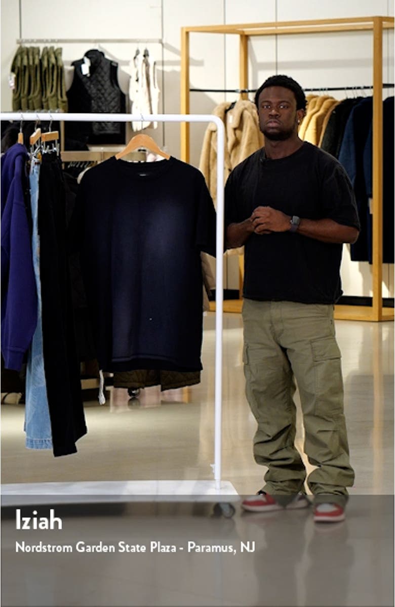 Textured Inside Out Cotton Graphic T-Shirt, sales video thumbnail