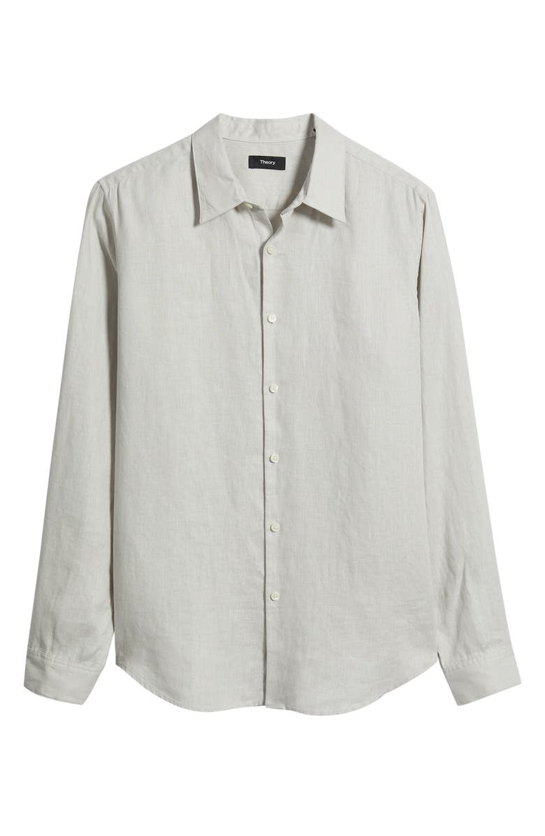 Theory Irving Relaxed Fit Linen Button-Up Shirt, Main, color, 