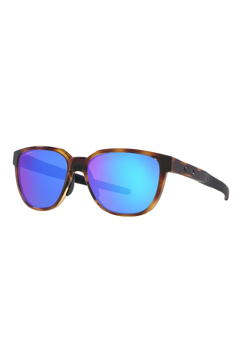Actuator 57mm Polarized Rectangular Sunglasses, Alternate, color, TORTOISE