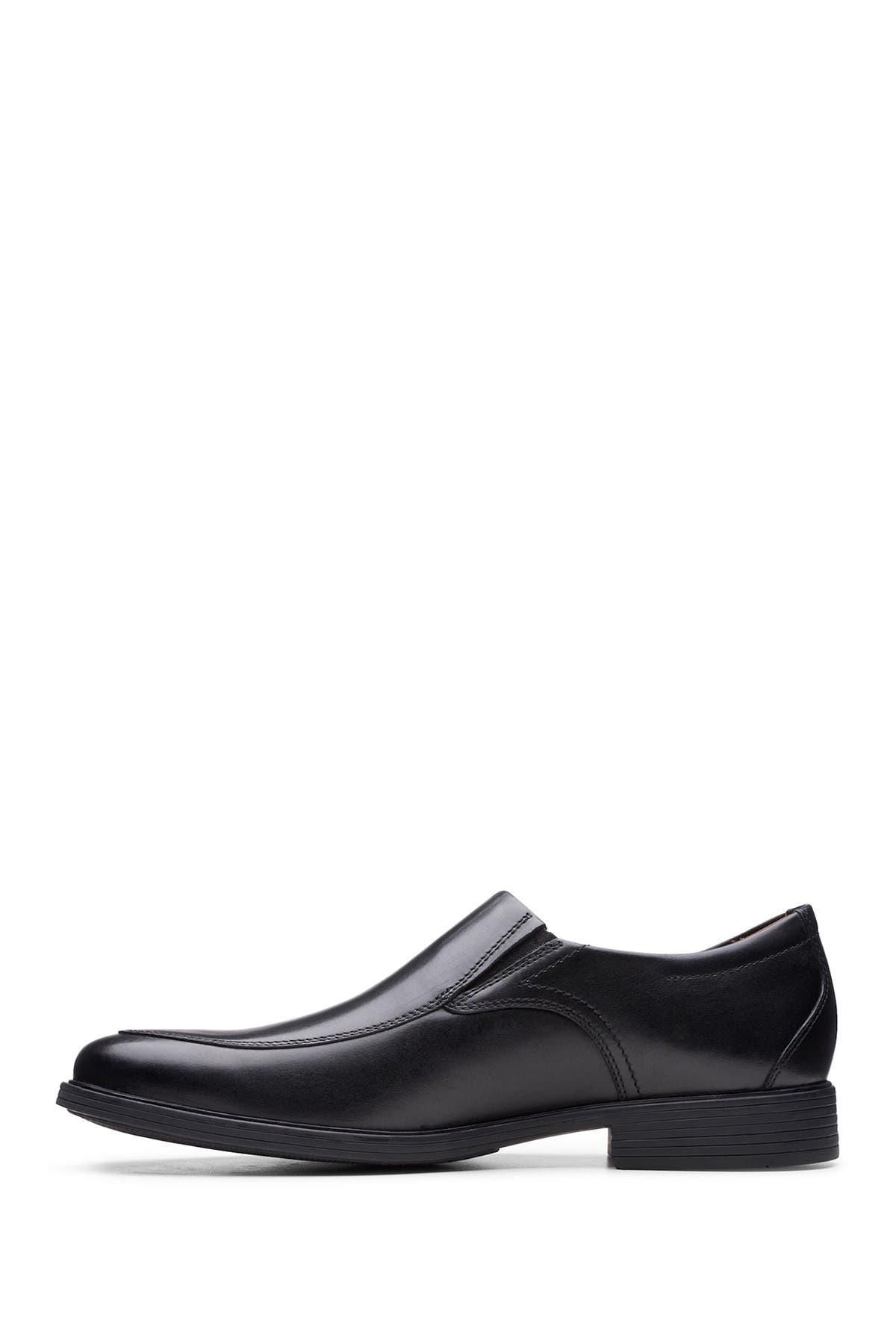 Clarks<sup>®</sup> Whiddon Step Slip-On Loafer - Wide Width Available, Alternate, color, Black Leather
