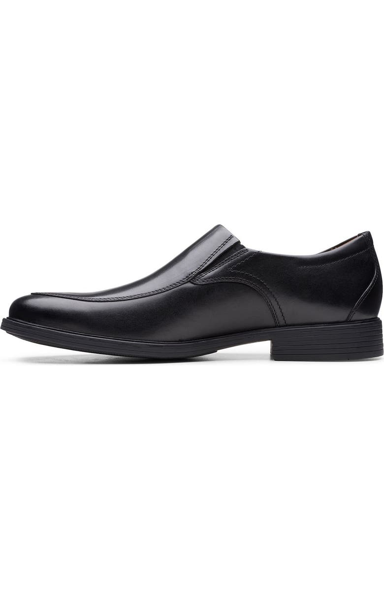 Clarks<sup>®</sup> Whiddon Step Slip-On Loafer - Wide Width Available, Alternate, color, Black Leather