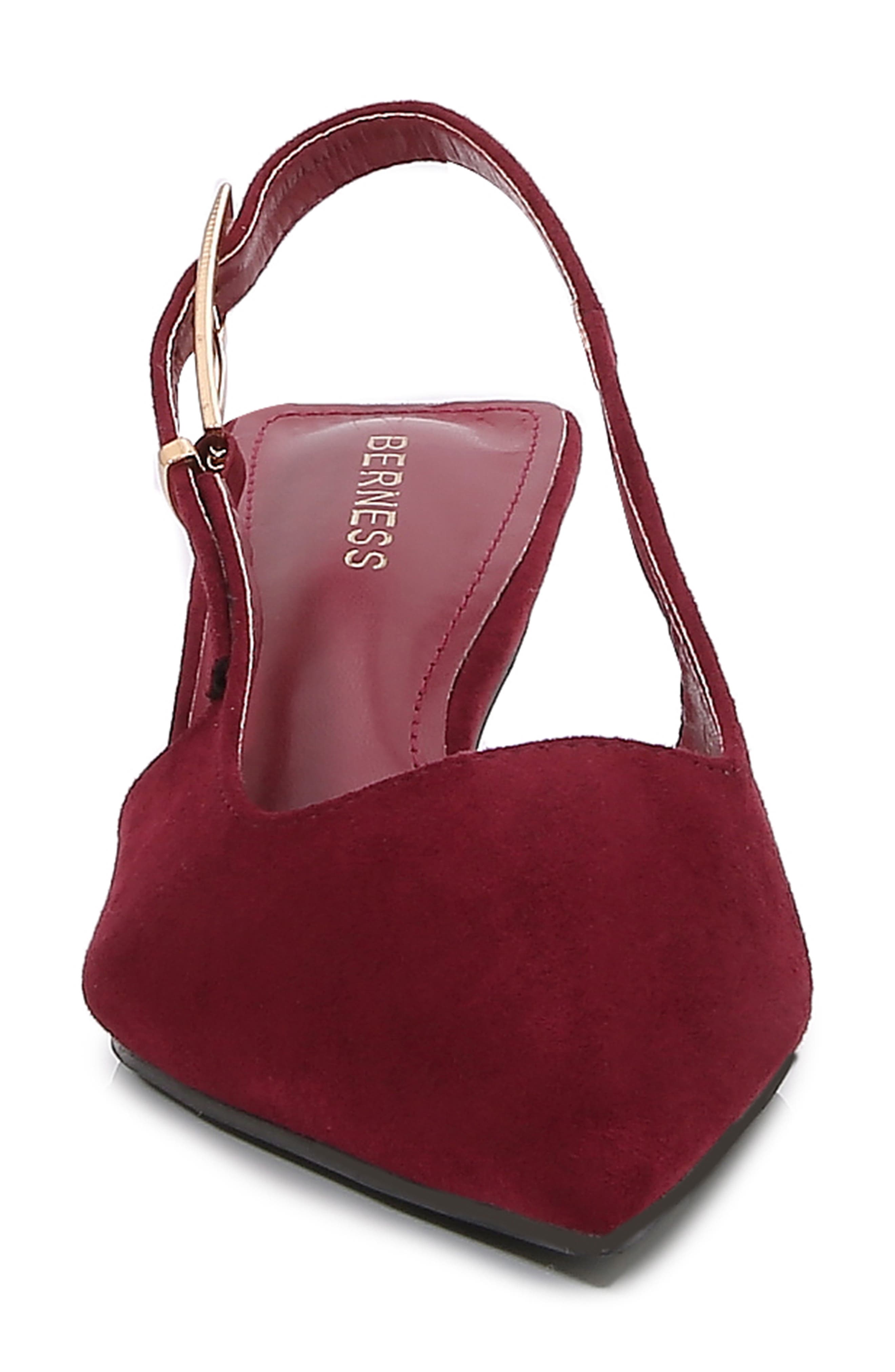 Cassandra Kitten Heel Pump, Alternate, color, WINE