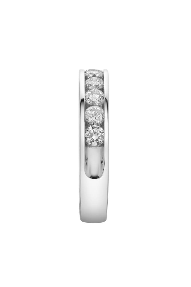 Helix 14K Gold Round Diamond Studded Band Ring - 1.04cts, Alternate, color, 14K White Gold