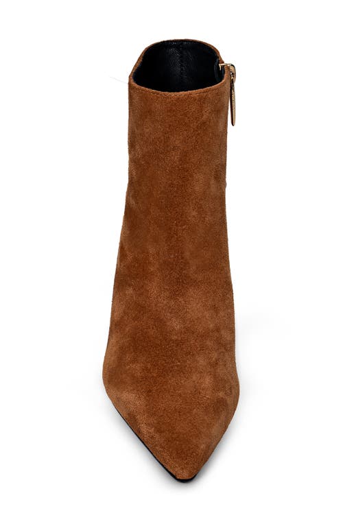L'agence Lilly Pointed Toe Bootie In Brown