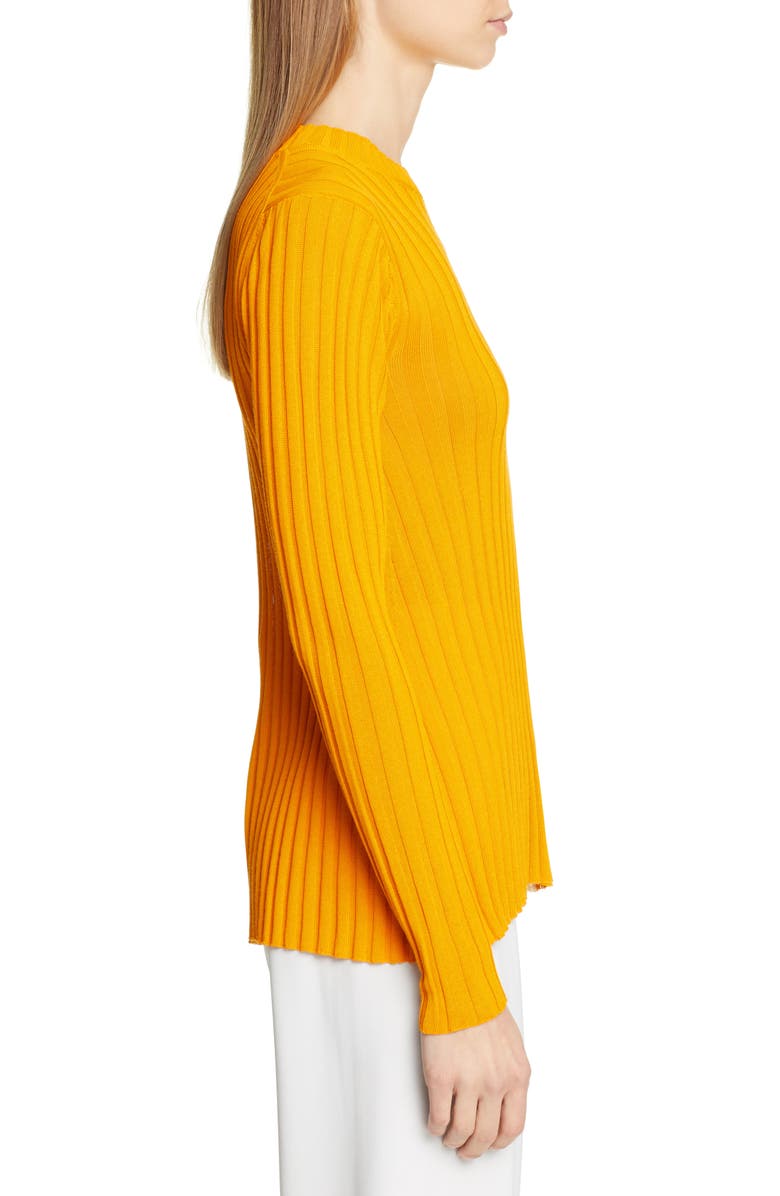 Rosetta Getty Side Panel Rib Sweater, Alternate, color,