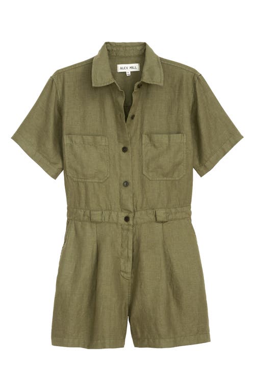 Alex Mill Cassi Romper In Linen