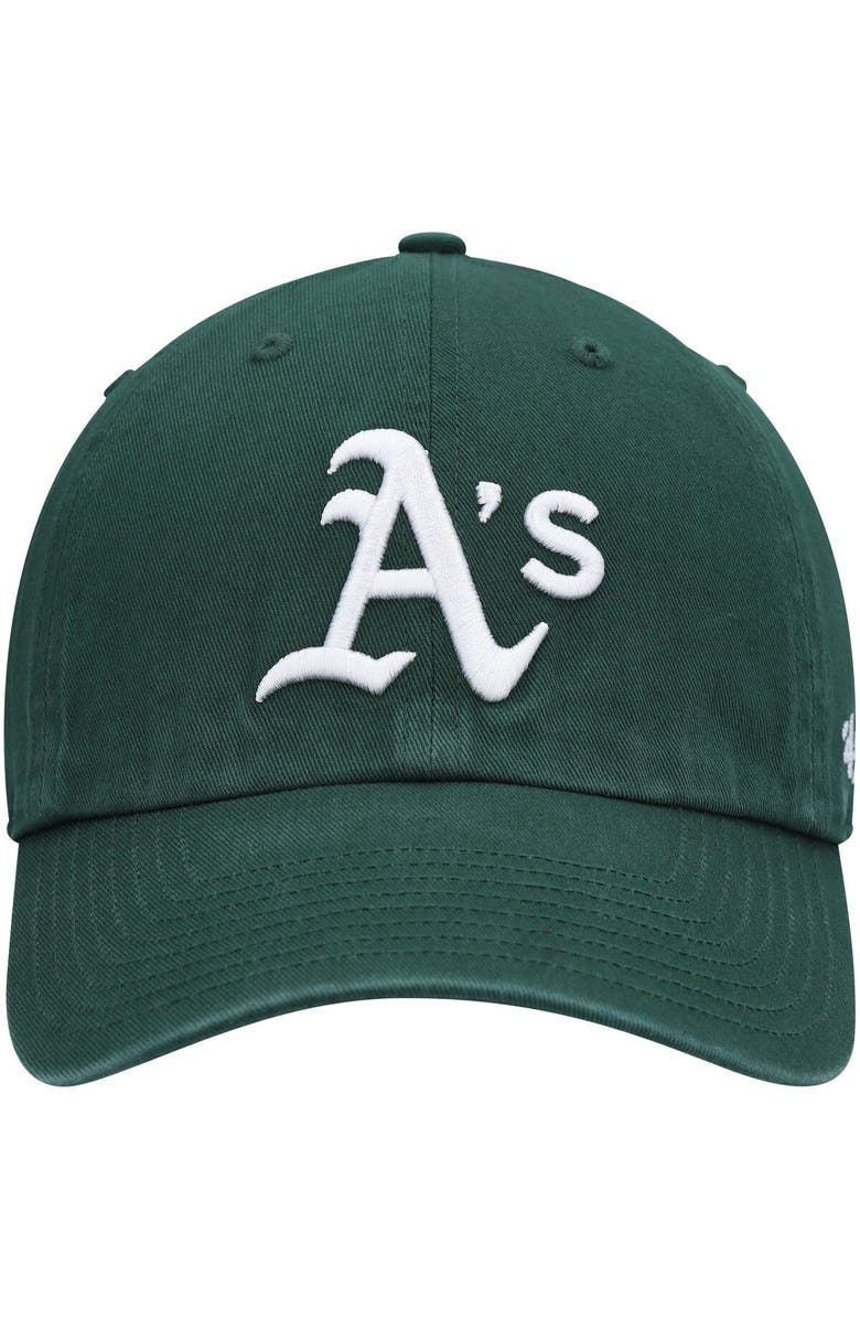 '47 Men's '47 Green Athletics Clean Up Adjustable Hat, Alternate, color,