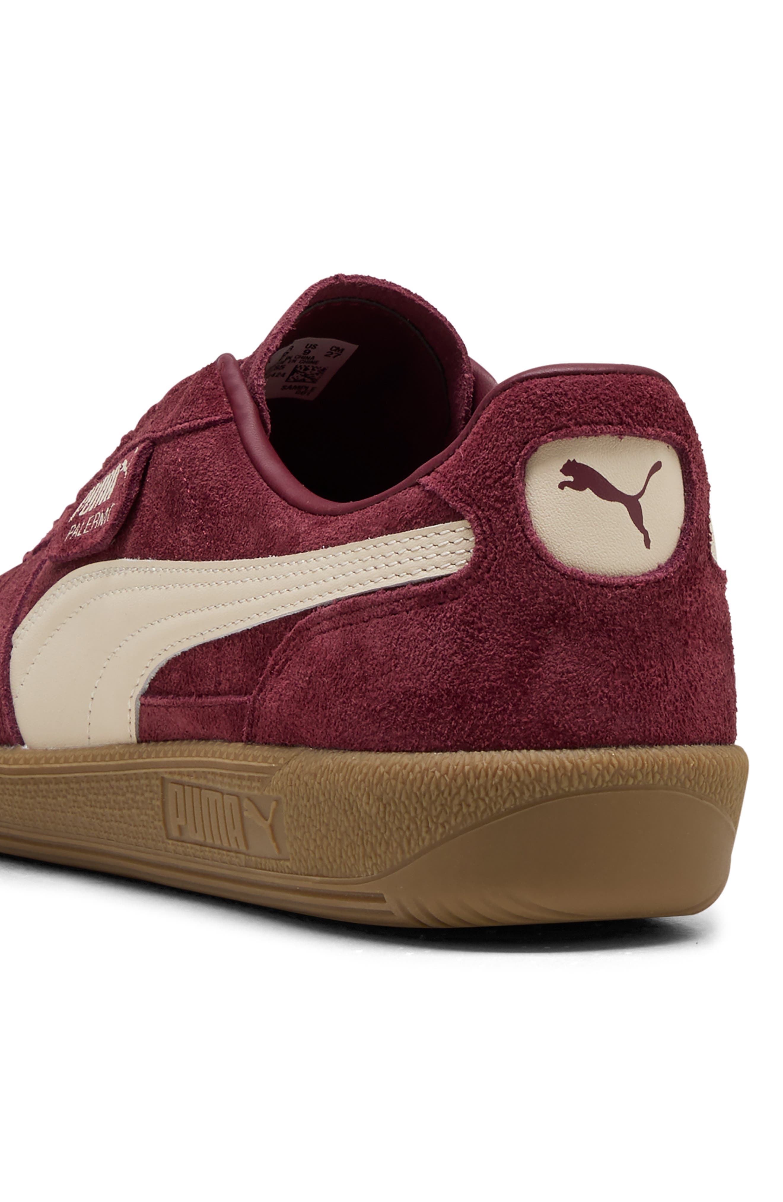 PUMA Palermo Sneaker, Alternate, color, Ruby Shimmer-Alpine Snow