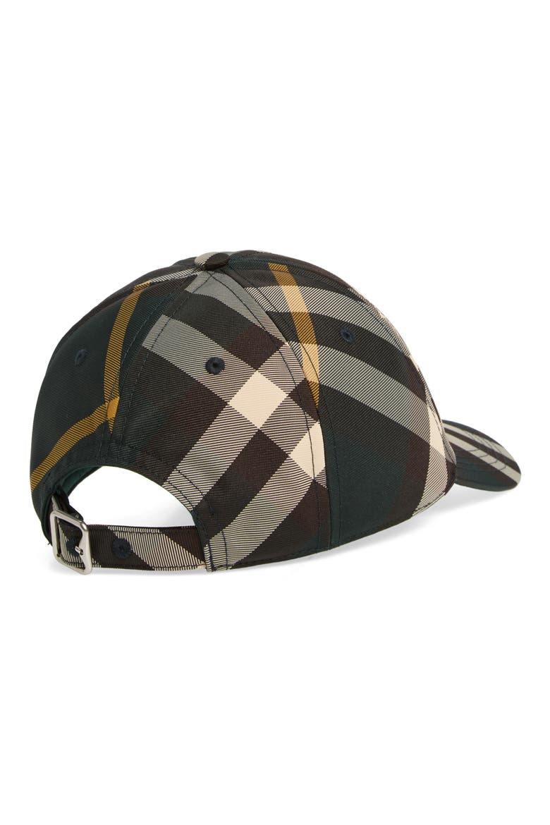 Check Baseball Cap, Alternate, color, IVY