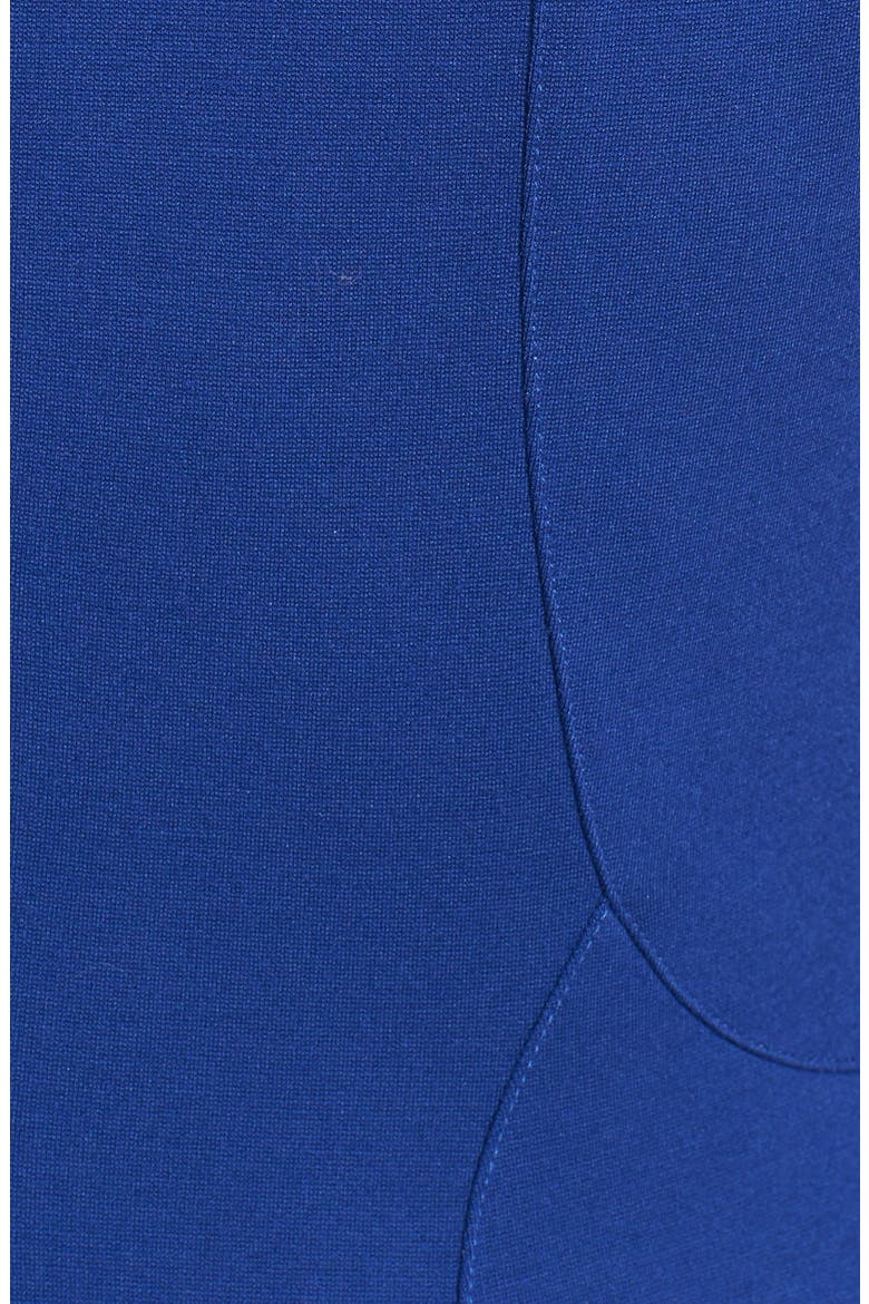 Cutout Ponte Sheath Dress, Alternate, color, COBALT