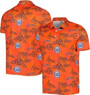 Reyn Spooner Men's Reyn Spooner Orange Detroit Tigers Cooperstown Collection Puamana Print Polo