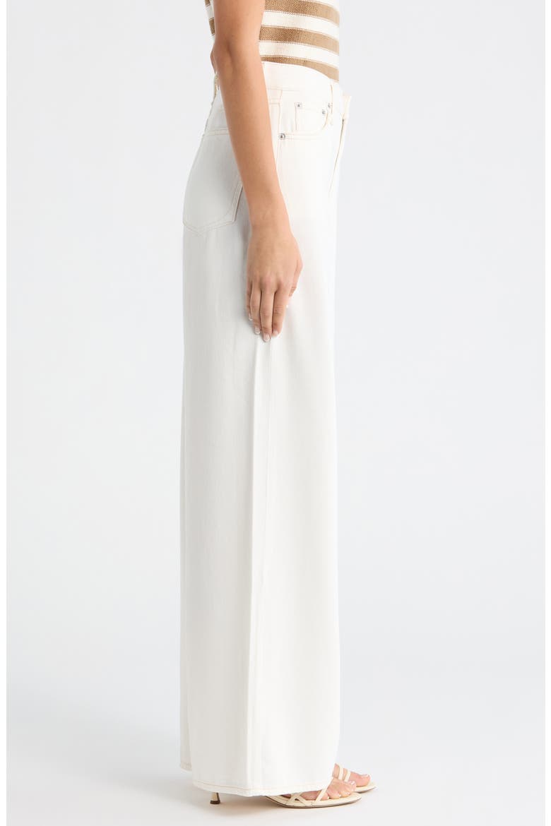 Featherweight Sofie High Waist Wide Leg Jeans, Alternate, color, WHITE