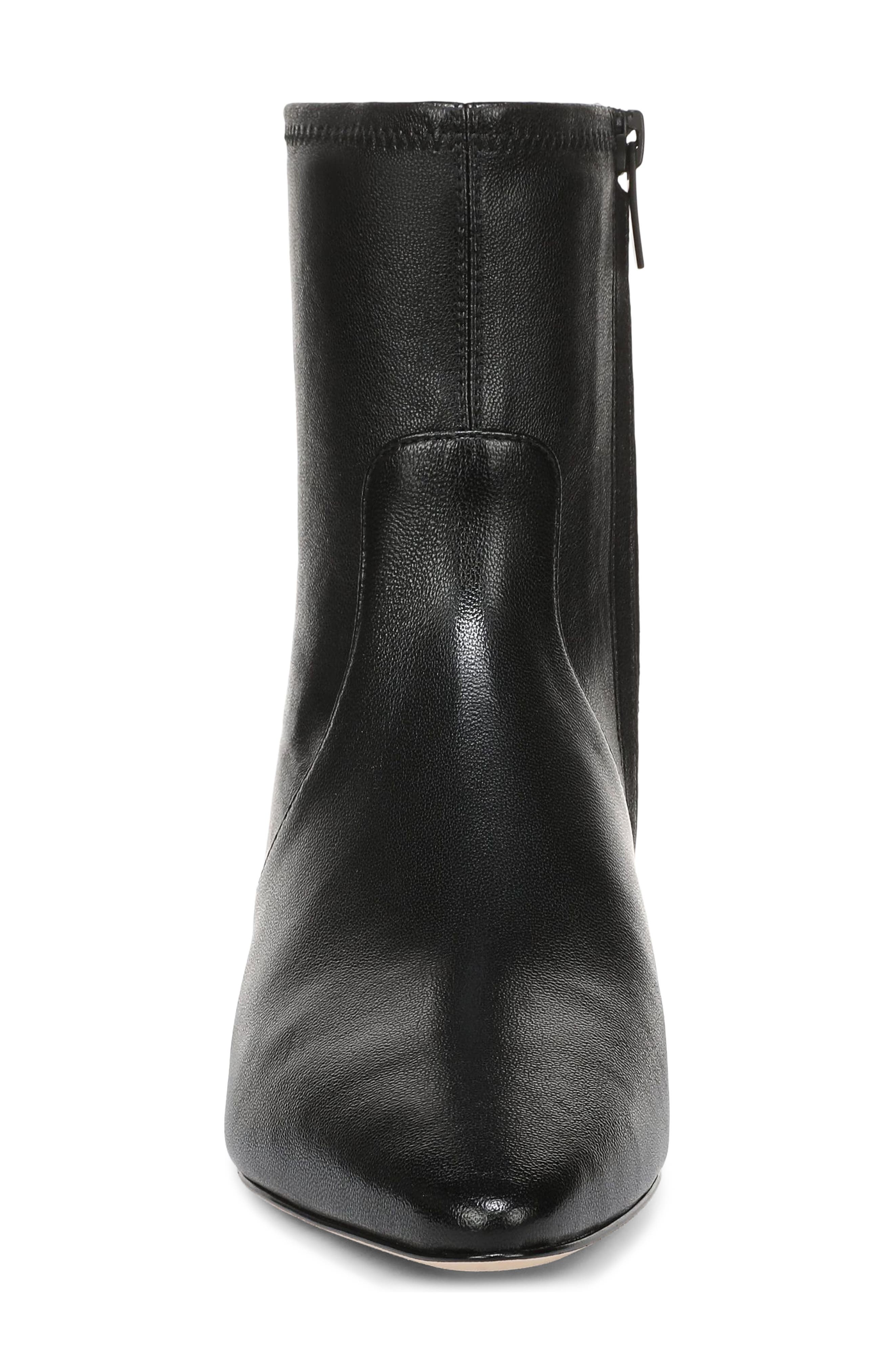 Glinda Leather Bootie, Alternate, color, BLACK NAPPA