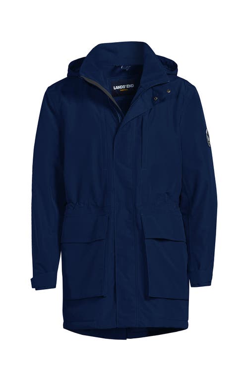 Lands' End Waterproof Squall Parka In Blue