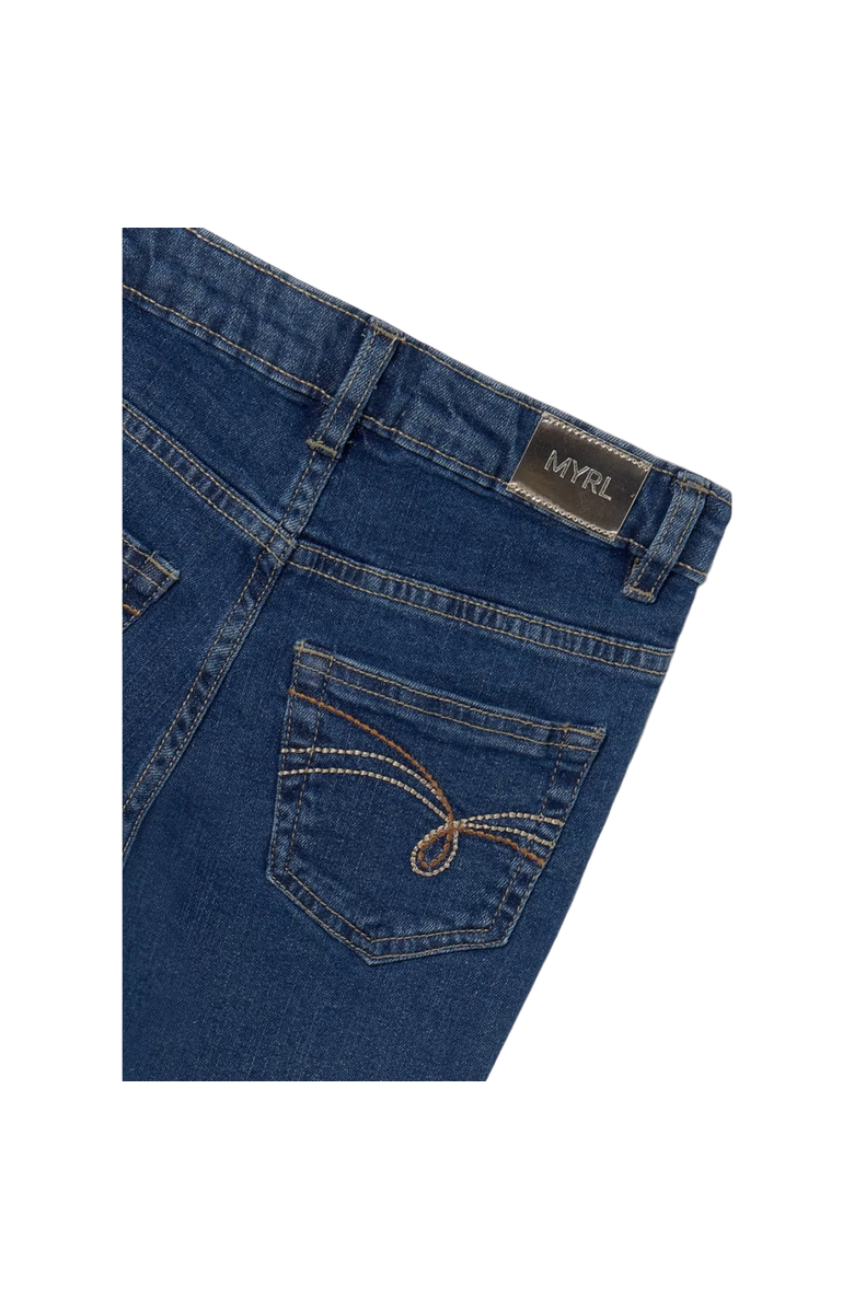 Mayoral Basic Flared Jeans, Alternate, color, Navy