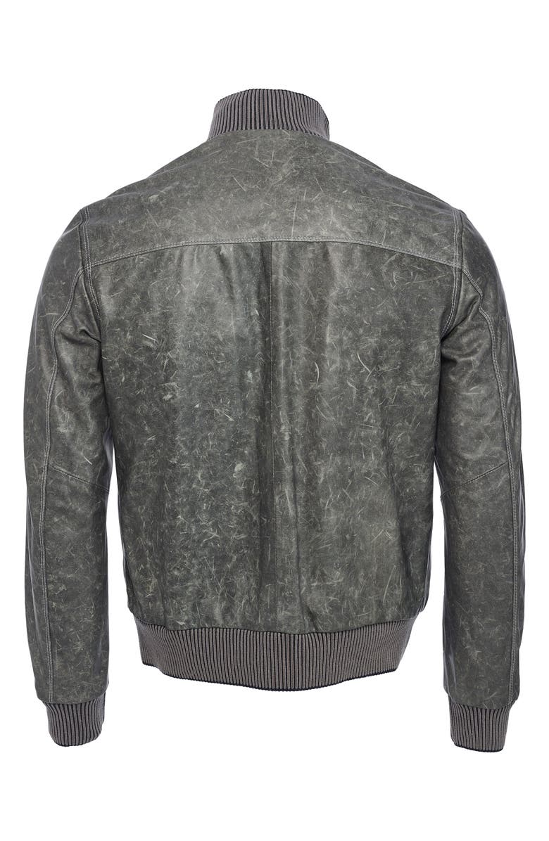 Comstock & Co. Paratrooper Reversible Leather Jacket, Alternate, color, 