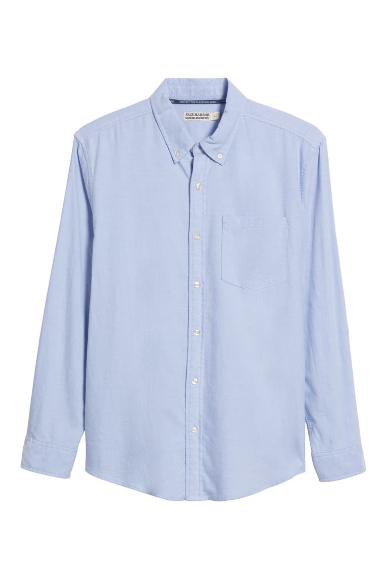 Salty Oxford Dress Shirt, Alternate, color, LIGHT BLUE