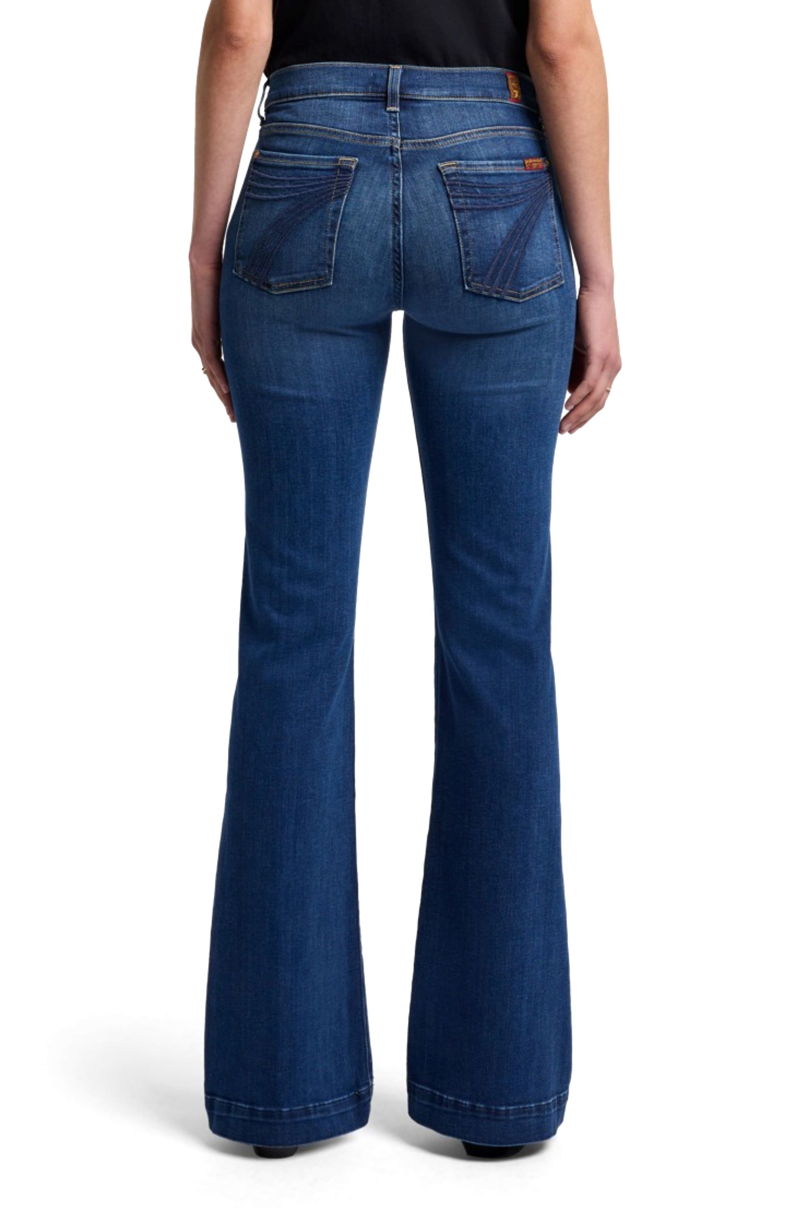 Dojo Mid Rise Flare Jeans - image 4