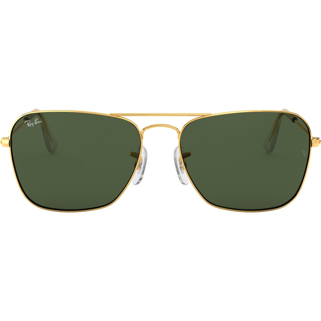 Ray-Ban 'Caravan' 58mm Aviator Sunglasses in Gold  product
