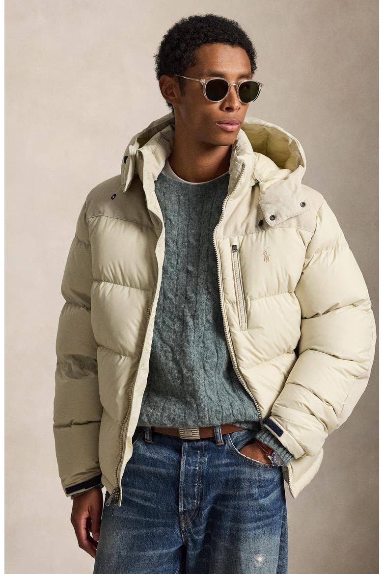 The Gorham Hybrid Down Jacket, Alternate, color, BASIC SAND